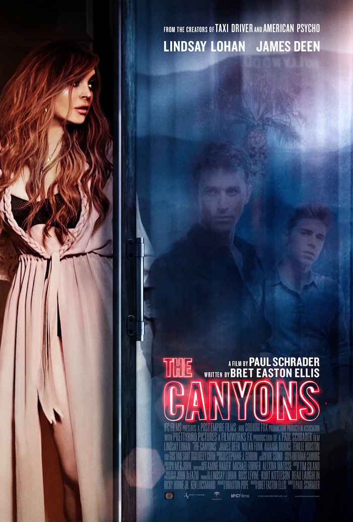 The Canyons Paul Schrader poster